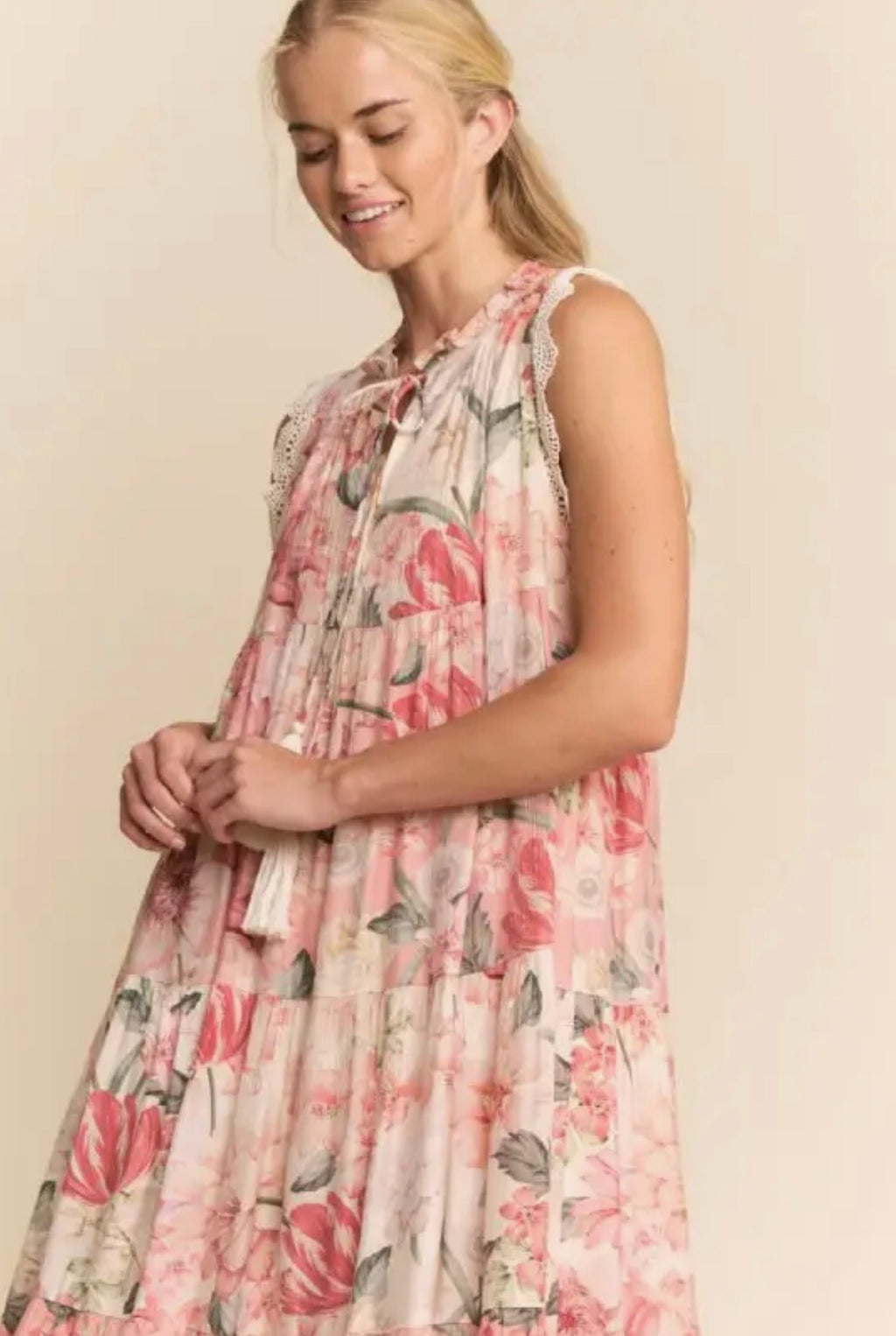 PRE-ORDER Sleeveless Floral Maxi