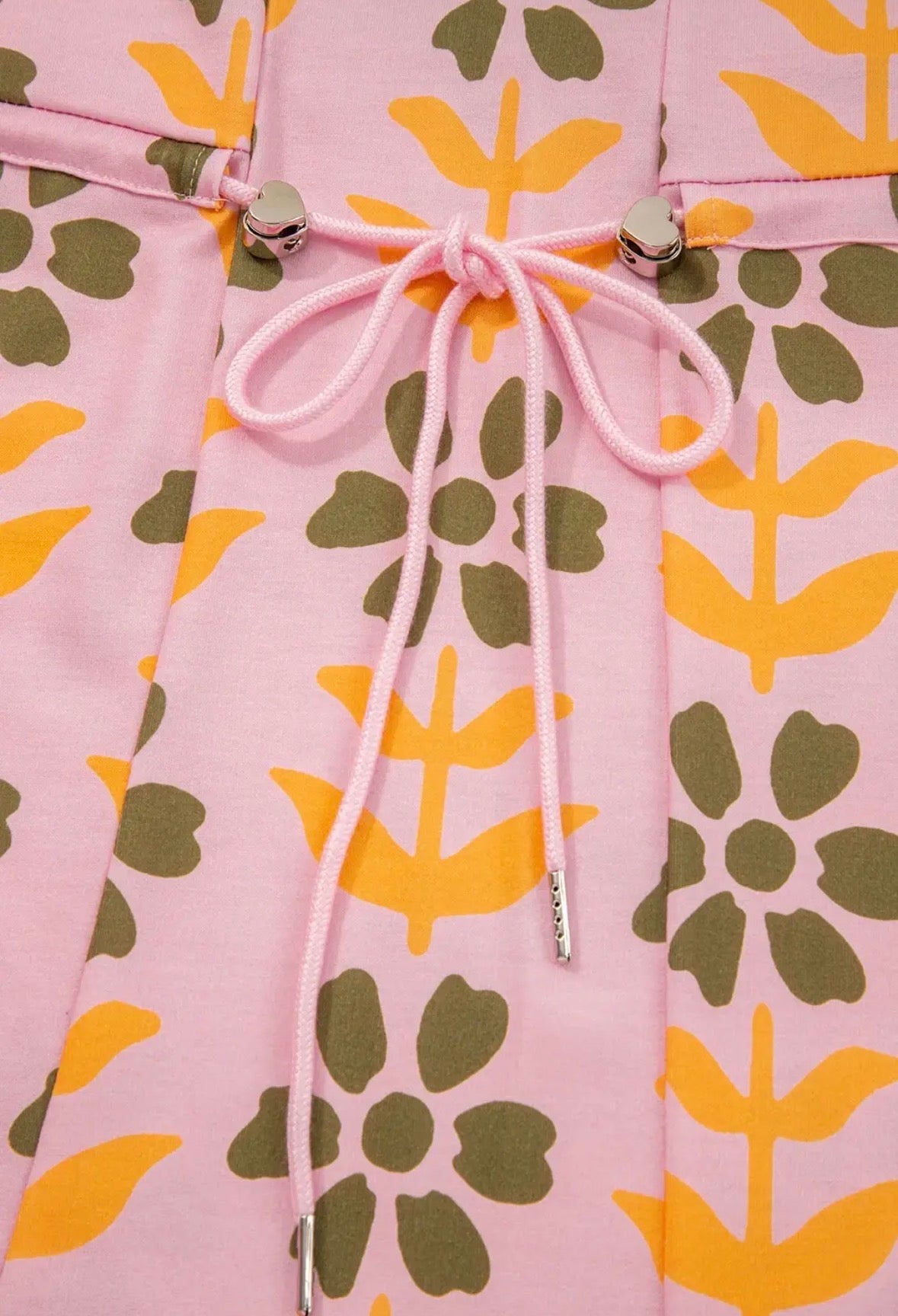 Pink Floral Mini Dress