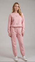 Bow Rhinestone Jogger Set