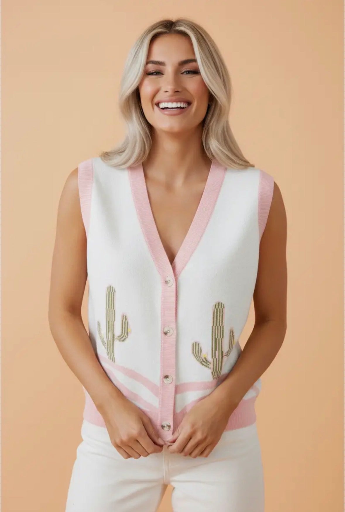 PRE-ORDER Cactus Sweater Vest