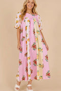 PRE-ORDER Patchwork Midi Dress