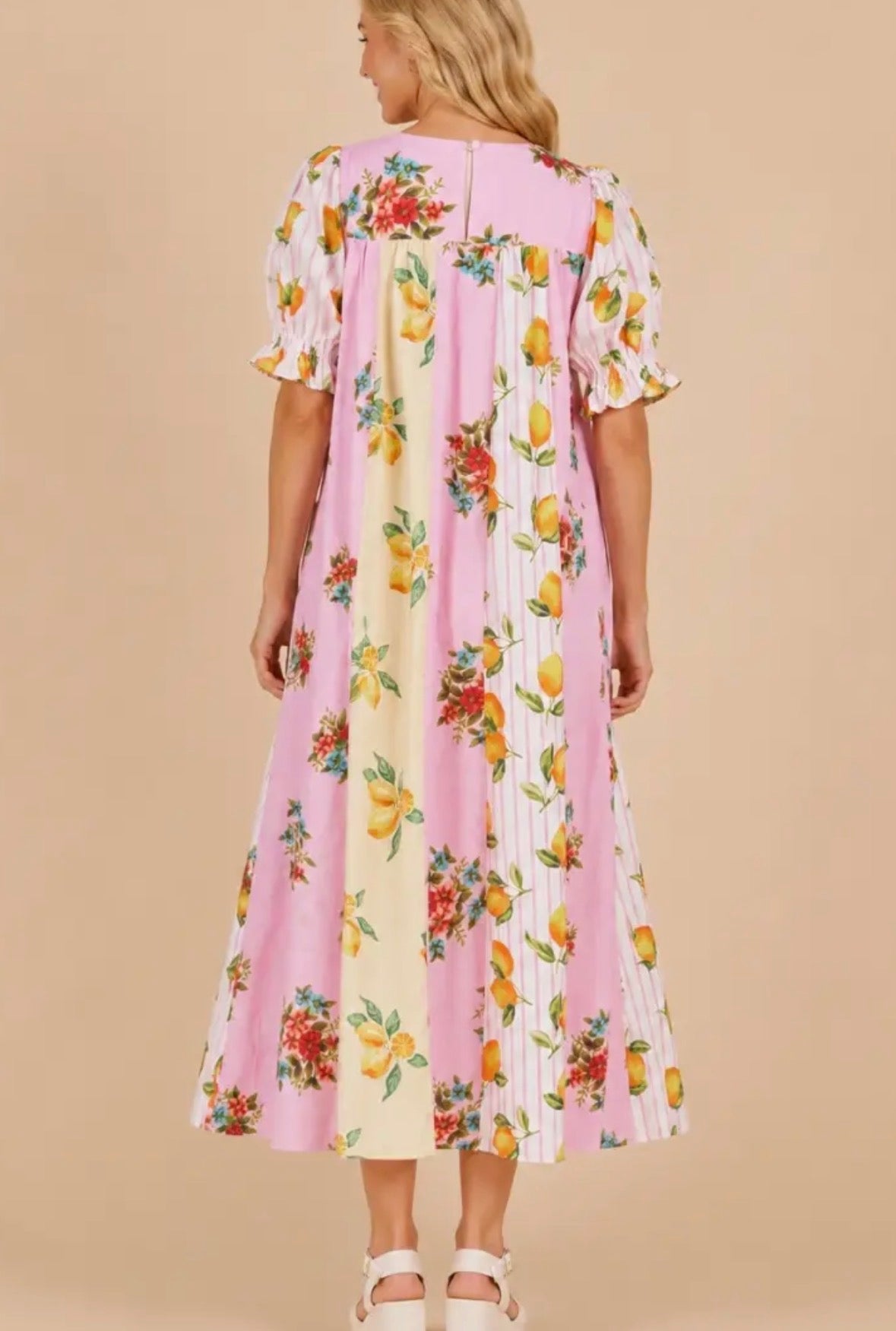PRE-ORDER Patchwork Midi Dress