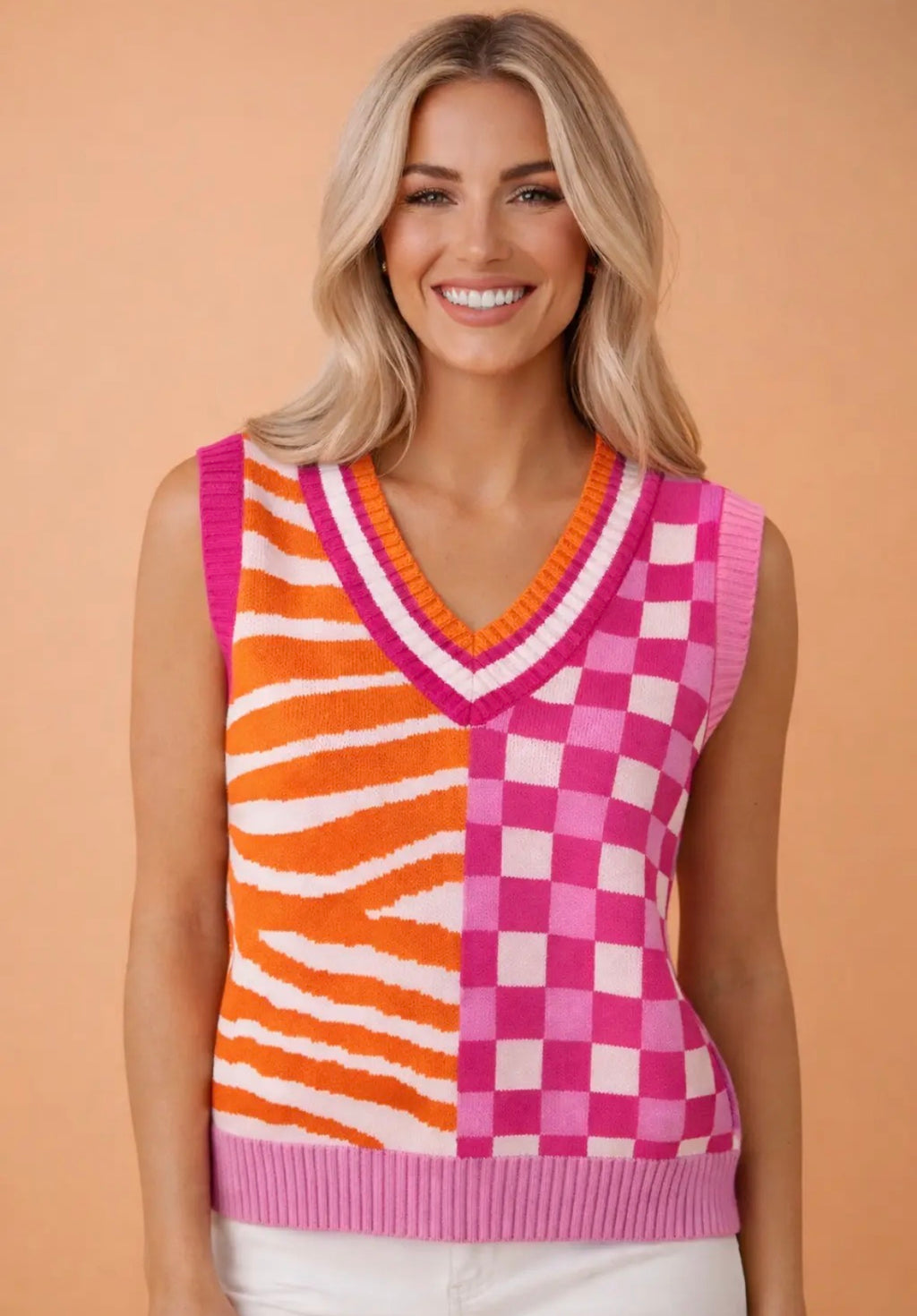 PRE-ORDER Stripe checker Vest