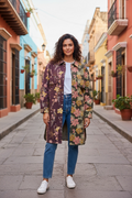 PRE-ORDER Mixed Floral Shirt Jacket